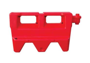 Silniční plastové svodidlo Standard New 1m – 1100x600x395 mm, červená | bílá